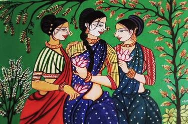 Saatchi Art Artist Neeraj Parswal; Paintings, “Feminine Energy” #art