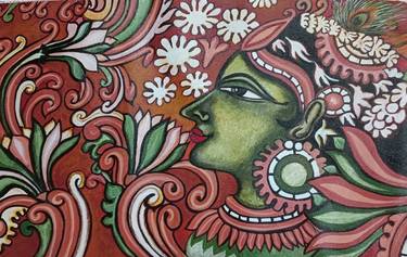 Saatchi Art Artist Neeraj Parswal; Paintings, “Krishna” #art