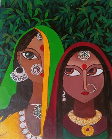 Original Conceptual People Paintings by Neeraj Neeraj
