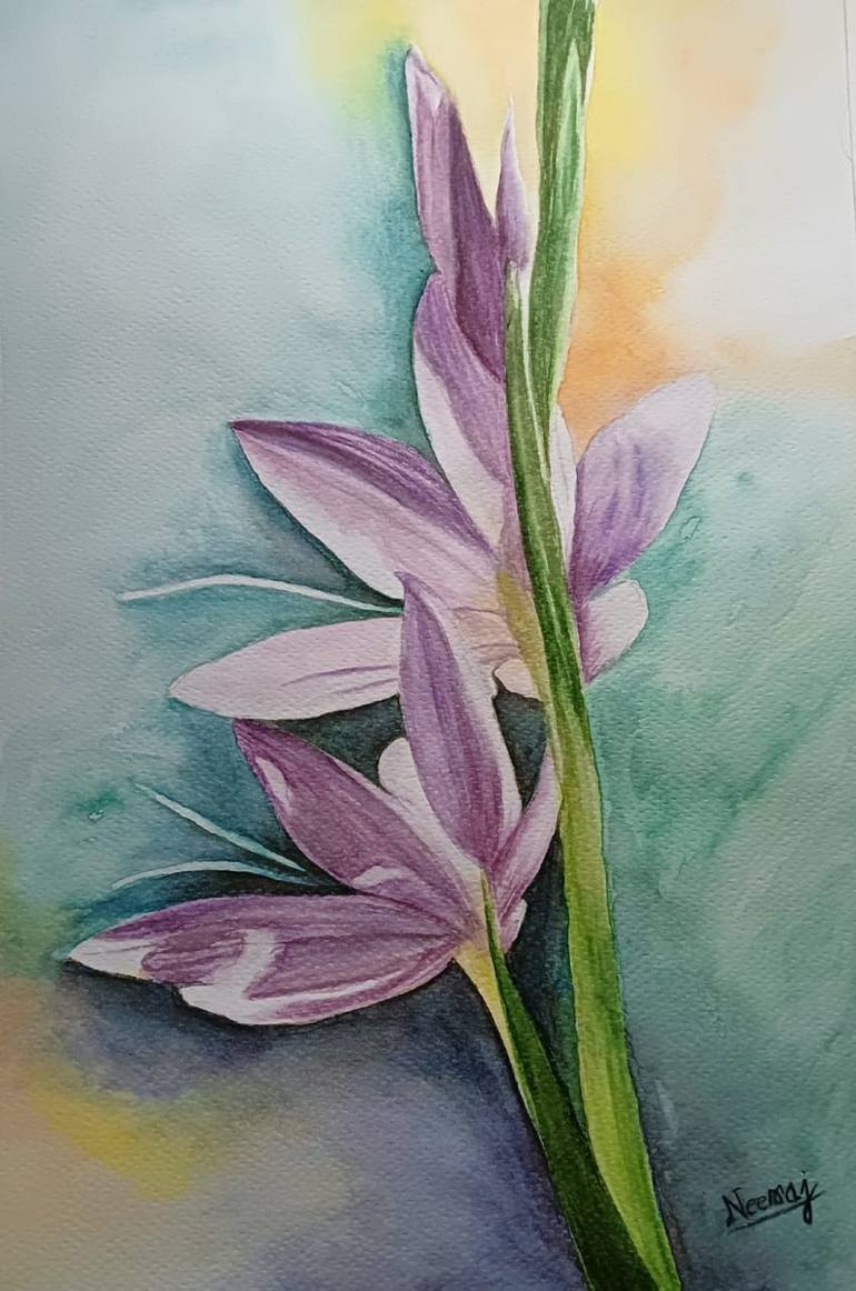 Original Conceptual Floral Painting by Neeraj Neeraj