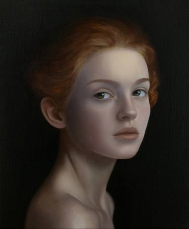 Original Portraiture Women Painting by Alexandre Chareyre