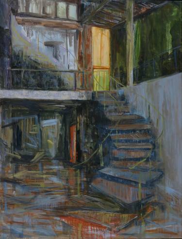 Print of Architecture Paintings by Aslihan Kaplan Bayrak