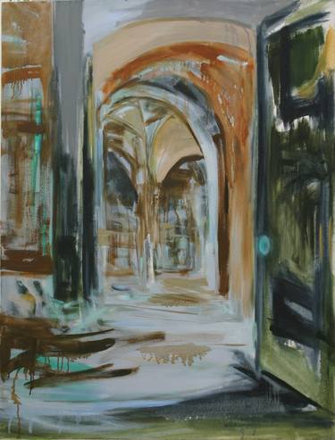 Original Architecture Paintings by Aslihan Kaplan Bayrak