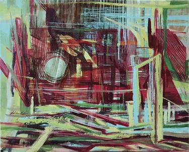Print of Abstract Expressionism Abstract Paintings by Aslihan Kaplan Bayrak