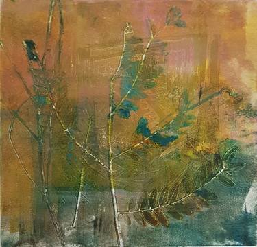 Original Abstract Nature Printmaking by Aslihan Kaplan Bayrak