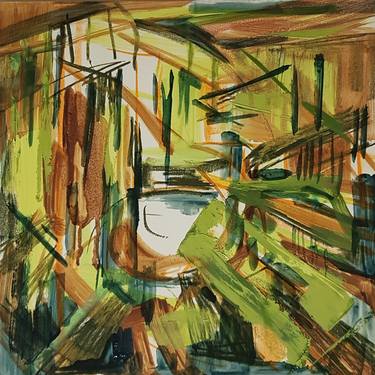 Original Abstract Expressionism Abstract Paintings by Aslihan Kaplan Bayrak