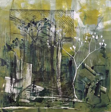 Print of Abstract Landscape Printmaking by Aslihan Kaplan Bayrak