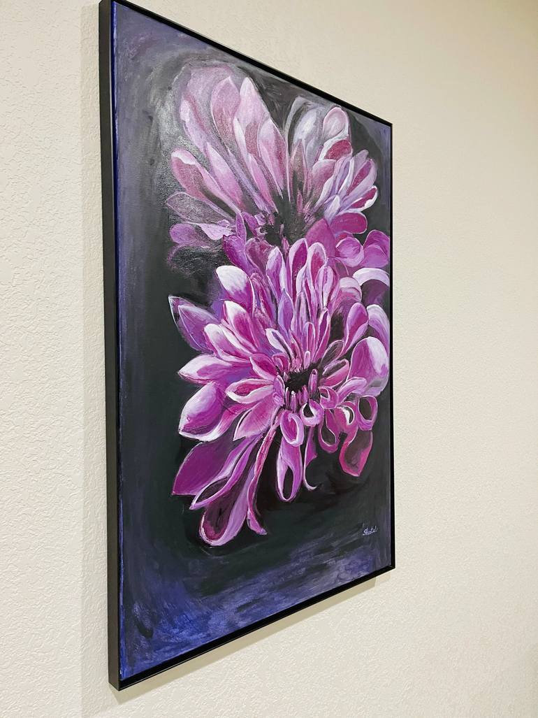 Original Art Deco Botanic Painting by Sheetal Mishra