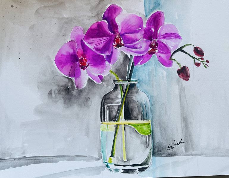 Print of Art Deco Floral Paintings by Sheetal Mishra