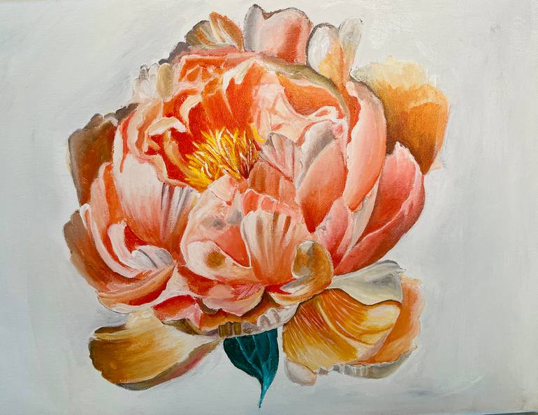 Original Modernism Floral Painting by Sheetal Mishra