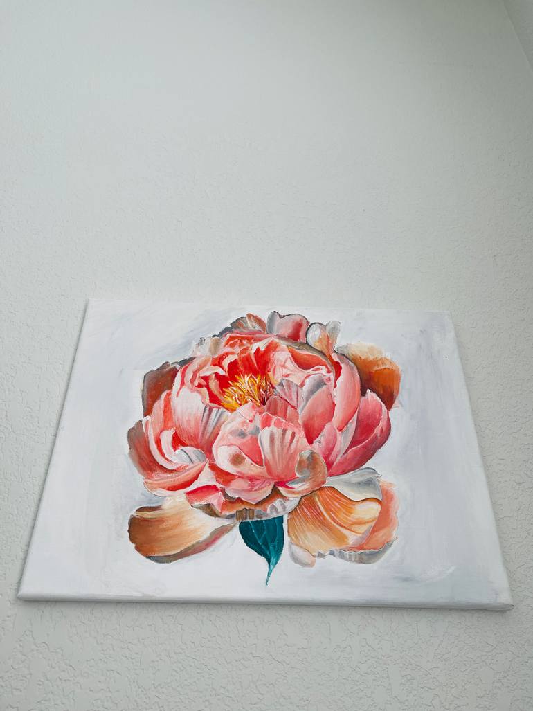 Original Modernism Floral Painting by Sheetal Mishra