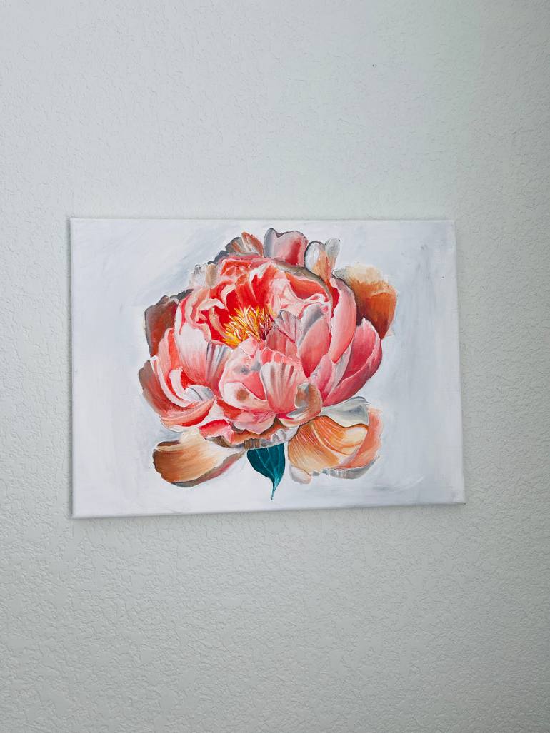 Original Modernism Floral Painting by Sheetal Mishra