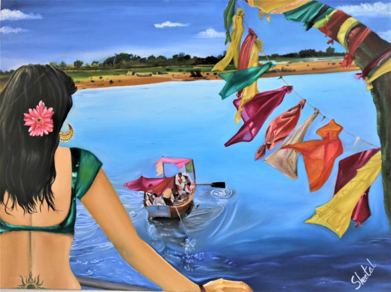 Original Expressionism Water Painting by Sheetal Mishra