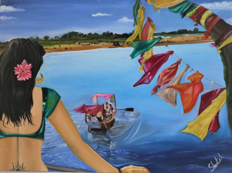 Original Expressionism Water Painting by Sheetal Mishra