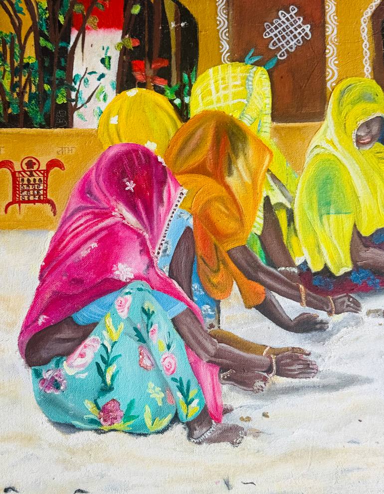 Original Figurative Women Painting by Sheetal Mishra