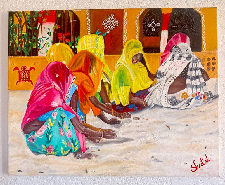 Original Figurative Women Painting by Sheetal Mishra