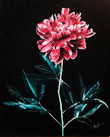 Original Fine Art Floral Paintings by sheetal mishra