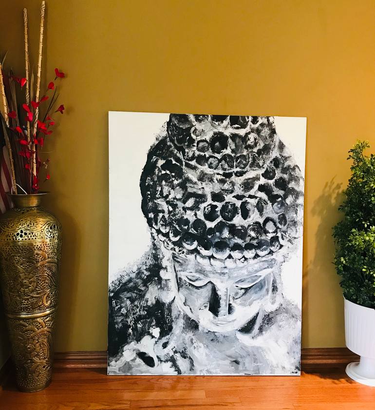 Original Abstract Expressionism People Painting by Sheetal Mishra