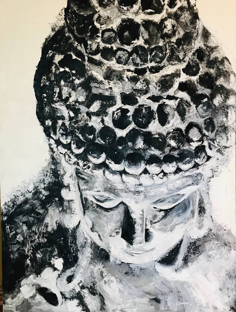 Original Abstract Expressionism People Painting by Sheetal Mishra