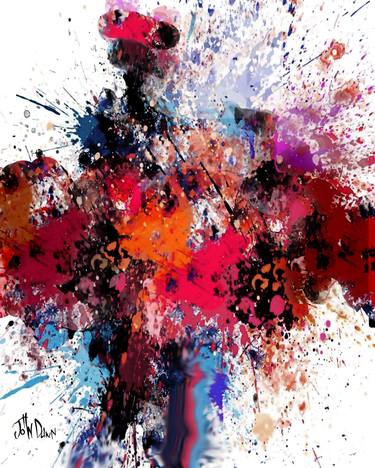Original Abstract Expressionism Abstract Painting by John Dunn