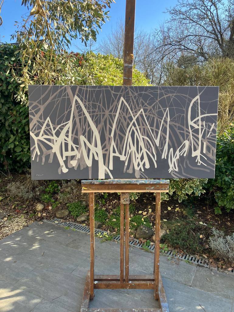 Original Abstract Painting by Clément Nivert