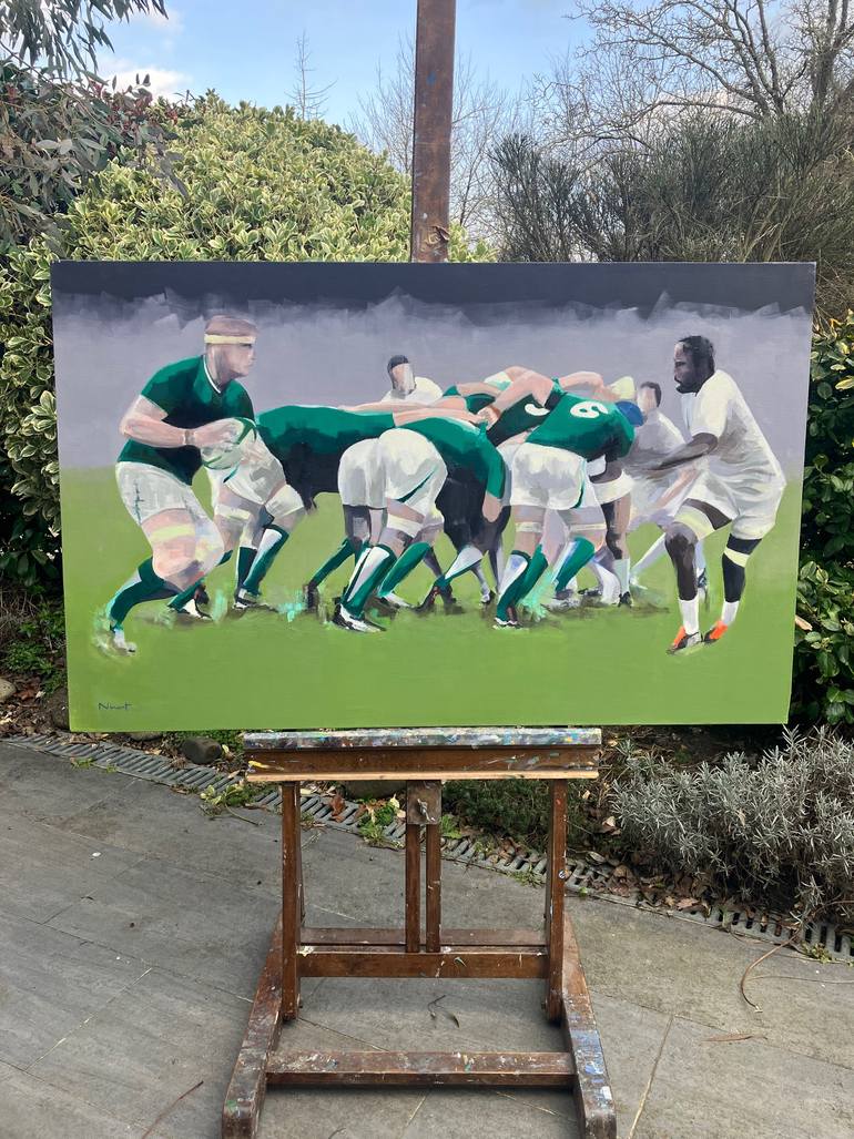Original Figurative Sports Painting by Clément Nivert