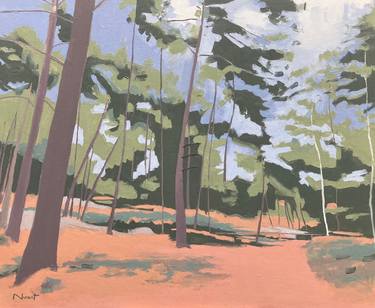 Original Expressionism Landscape Painting by Clément Nivert