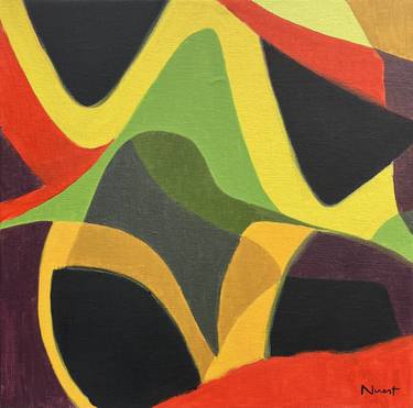 Original Abstract Painting by Clément Nivert