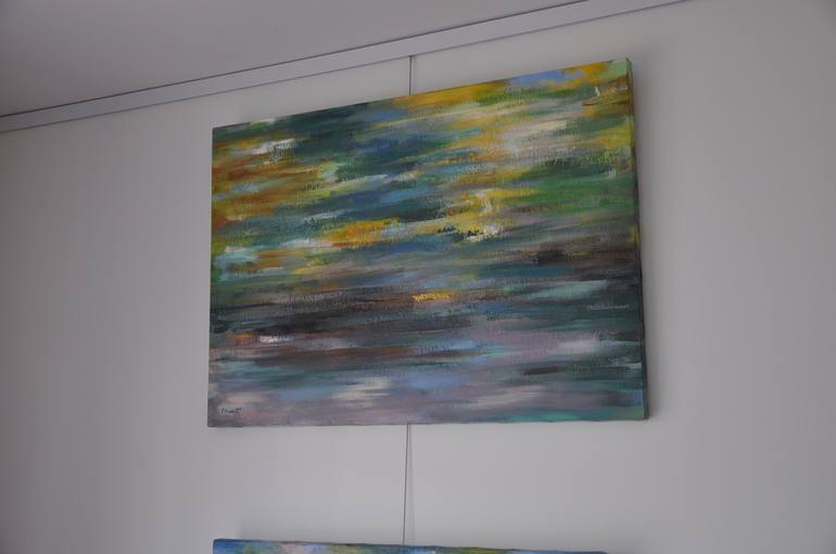 Original Abstract Landscape Painting by Clément Nivert