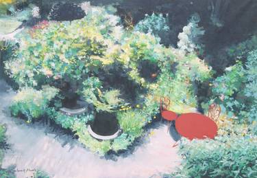 Original Fine Art Garden Paintings by Clément Nivert