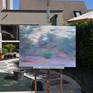 On the easel
