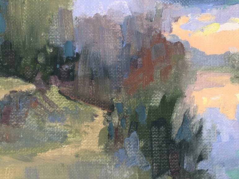 Original Impressionism Landscape Painting by Clément Nivert