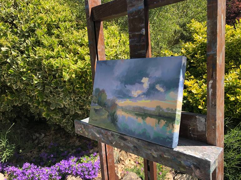 Original Impressionism Landscape Painting by Clément Nivert