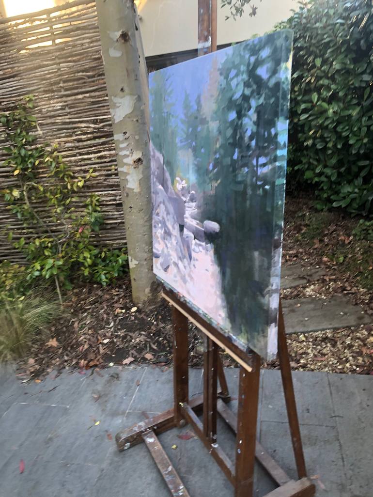 Original Impressionism Nature Painting by Clément Nivert