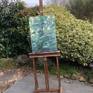 On the easel