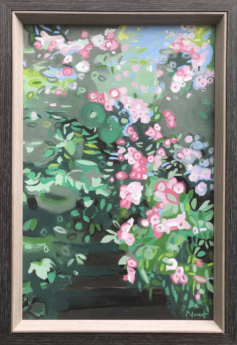 Original Abstract Expressionism Floral Painting by Clément Nivert