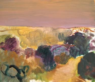 Original Expressionism Landscape Paintings by Caroline Hall