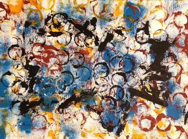 Original Abstract Painting by Mike Leary