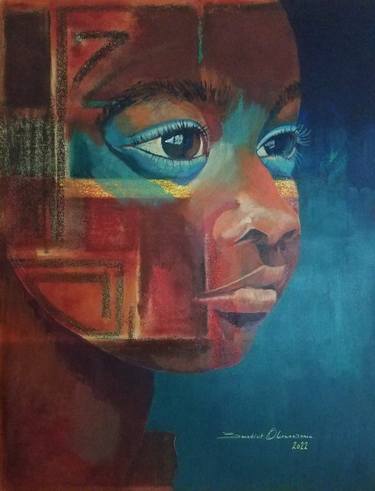 Original Figurative Culture Paintings by Benedict Olorunnisomo