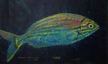 Original Abstract Expressionism Animal Painting by Benedict Olorunnisomo