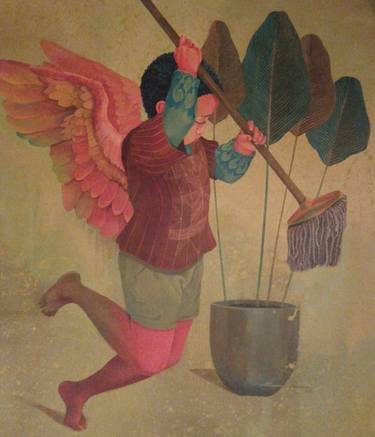 Print of Figurative World Culture Paintings by Benedict Olorunnisomo