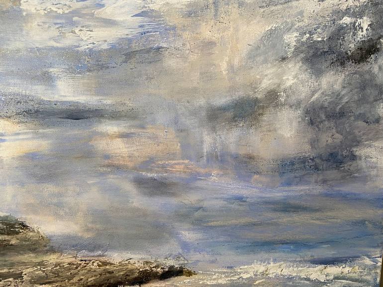 Original Abstract Seascape Painting by Christina Ilene Thomas