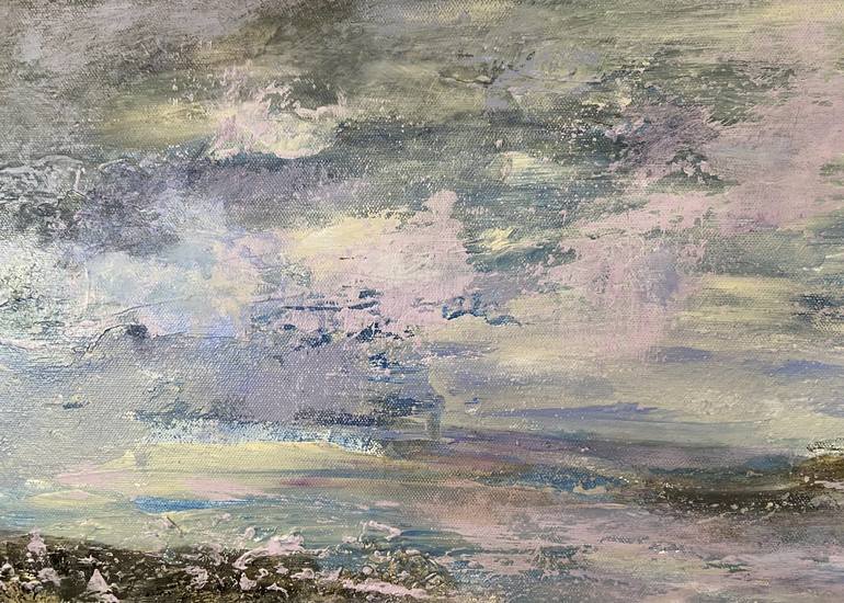 Original Abstract Seascape Painting by Christina Ilene Thomas