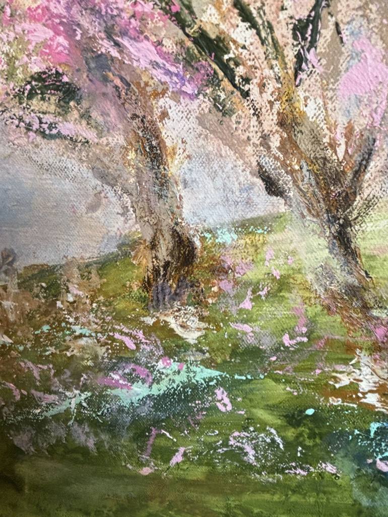 Original Impressionism Landscape Painting by Christina Ilene Thomas