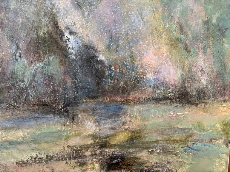Original Impressionism Landscape Painting by Christina Ilene Thomas