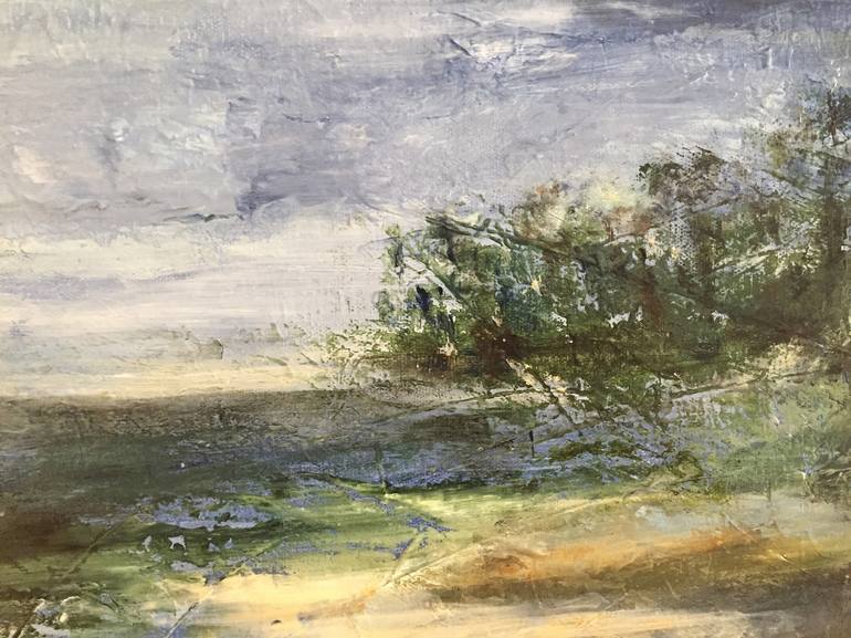 Original Abstract Landscape Painting by Christina Ilene Thomas
