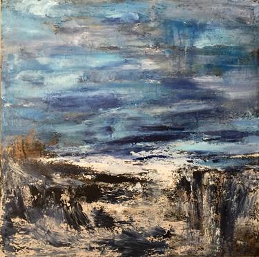 Original Abstract Expressionism Seascape Paintings by Christina Ilene Thomas