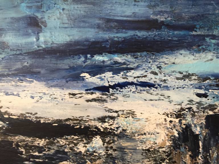 Original Abstract Expressionism Seascape Painting by Christina Ilene Thomas