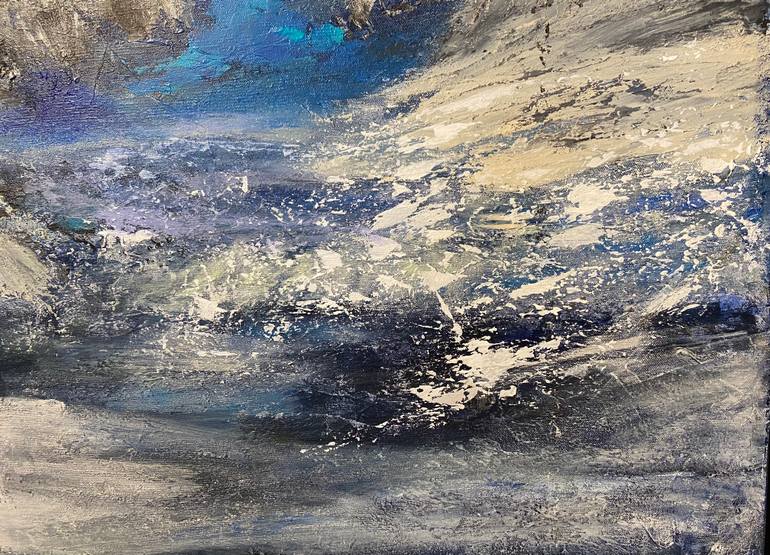 Original Abstract Landscape Painting by Christina Ilene Thomas