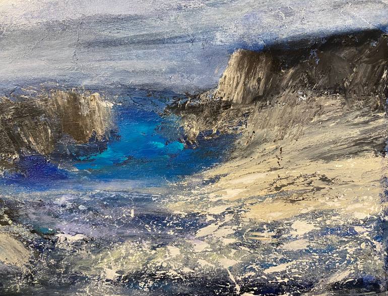 Original Abstract Landscape Painting by Christina Ilene Thomas